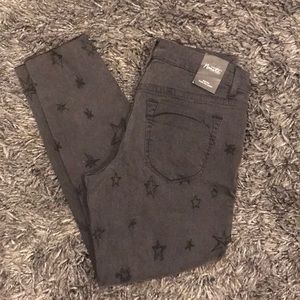 Nanette Lepore embroidered star skinny jeans